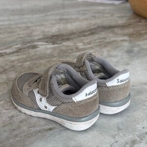 Saucony Kids' Tan and White Sneakers